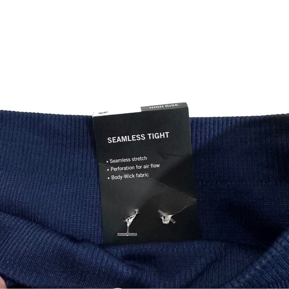 Victorias Secret Sport Seamless Stretch 7/8 Tight Women Blue Legging Sz Sm NWT - Picture 3 of 14